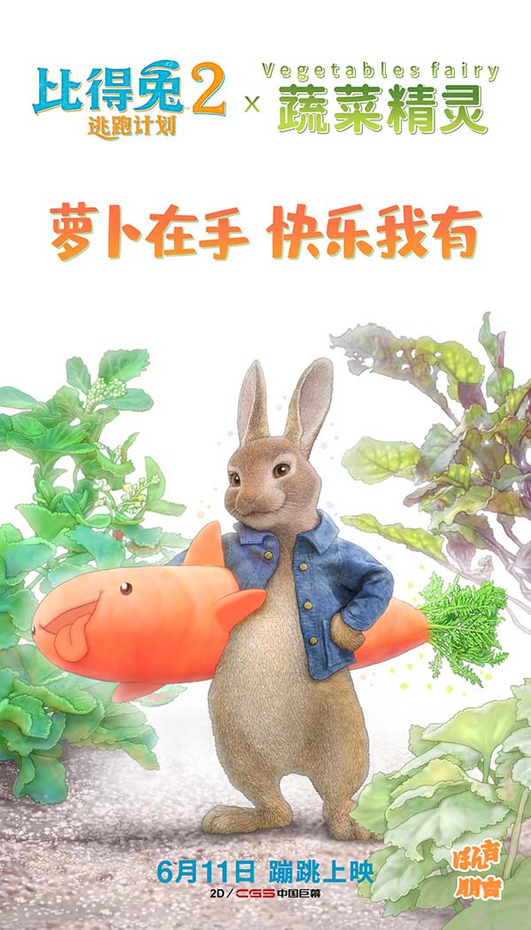 比得兔与菜狗梦幻联动 《比得兔2:逃跑计划》周(图2) 比得兔与菜狗梦幻联动 《比得兔2:逃跑计划》周(图2)